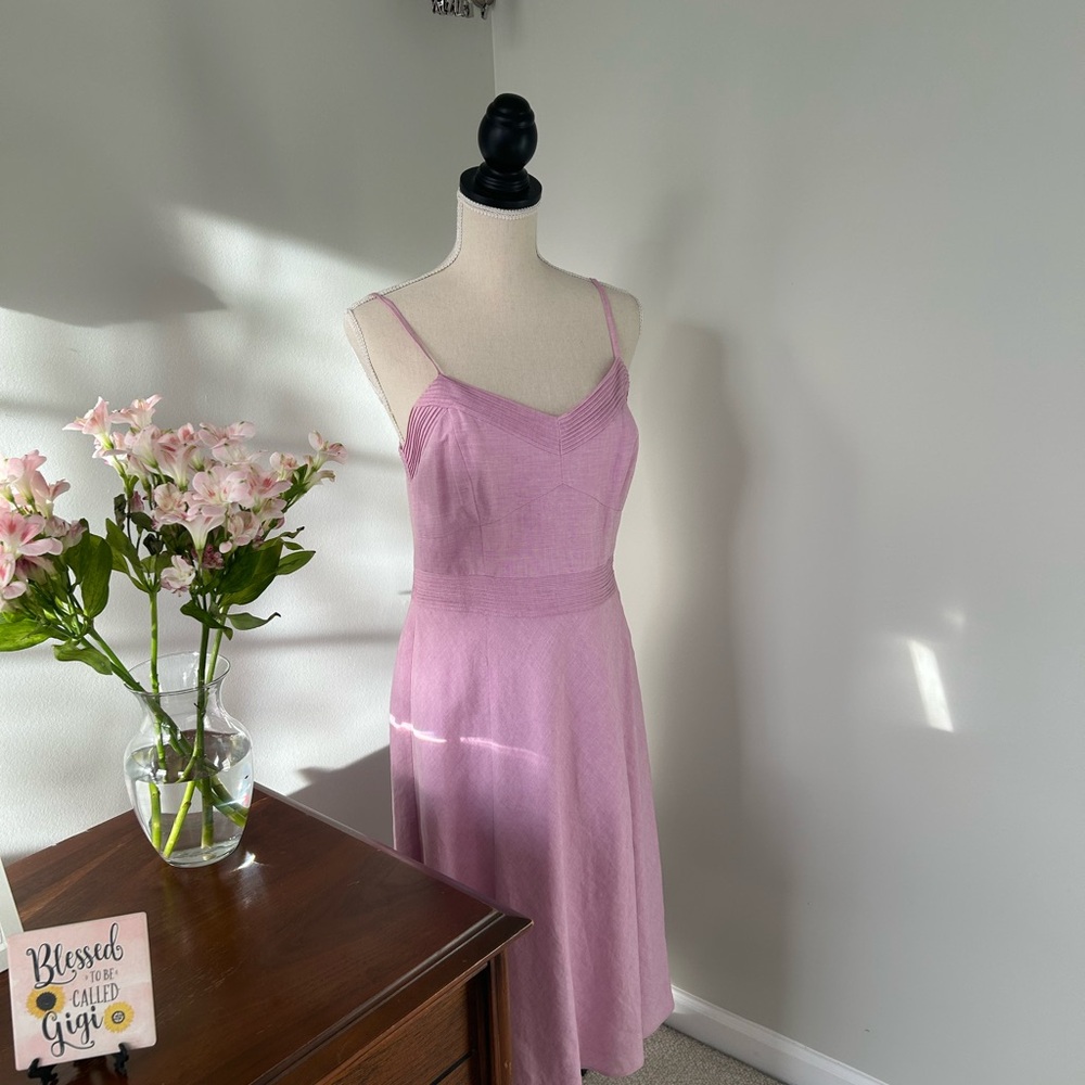 Loft Vintage Lavender Spaghetti Strap Dress